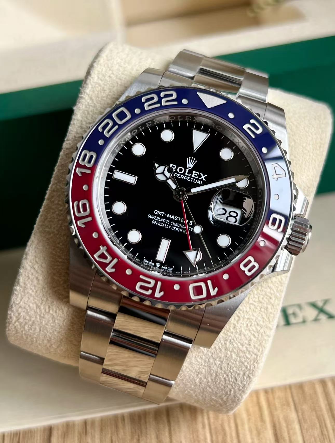 Rolex GMT Master II Pepsi Super Clone Side