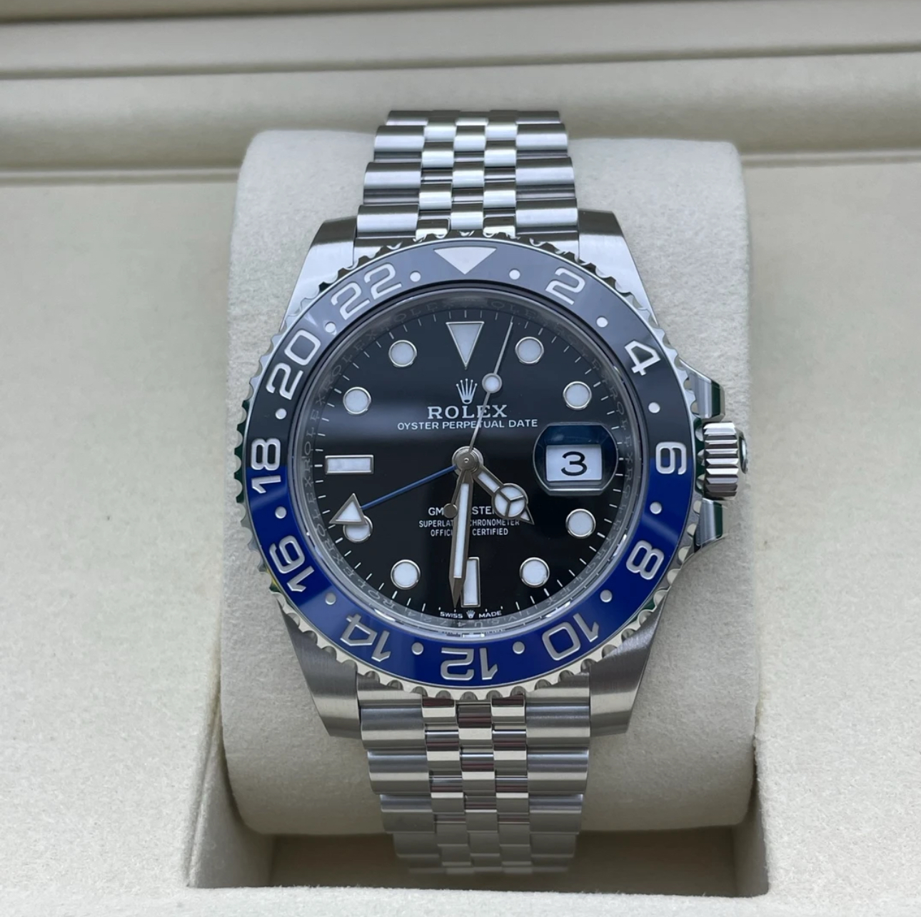 Rolex GMT Master II Batman Super Clone Front