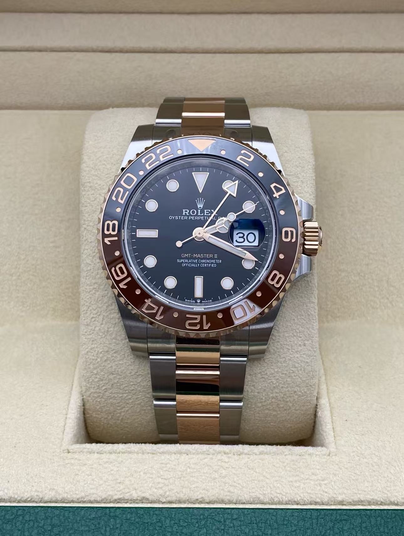 Rolex GMT Master II Root Beer Super Clone Front