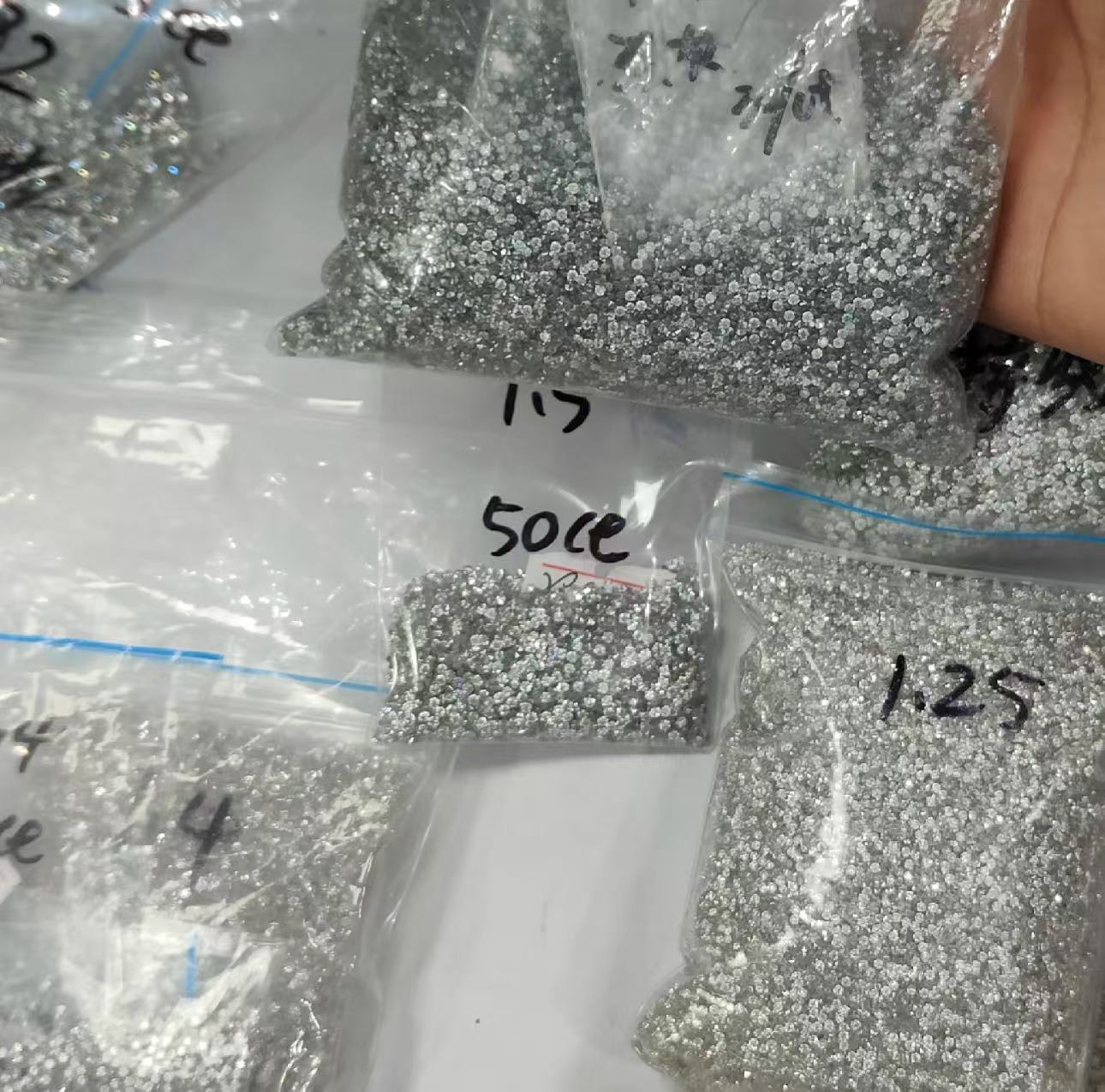 Luxury diamond moissanite-set super clone watch sparkling under light